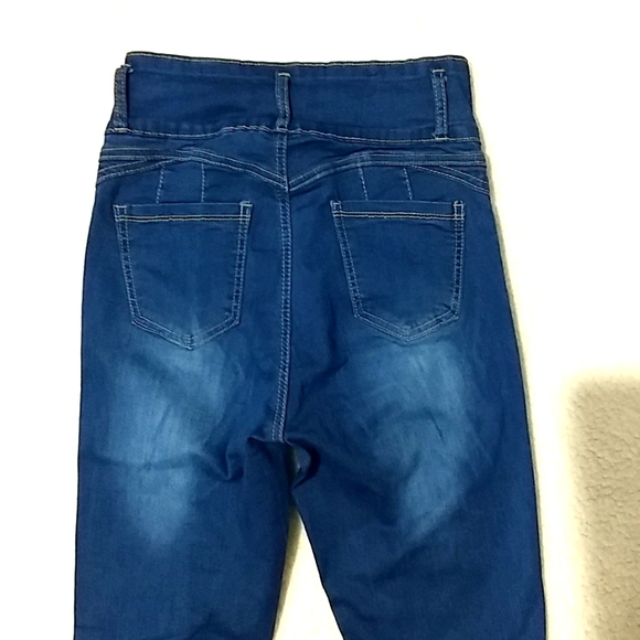 Skinny Jeans,High Waist, Butt Lifting, Size L Junior/ Adult M - Picture 7 of 11